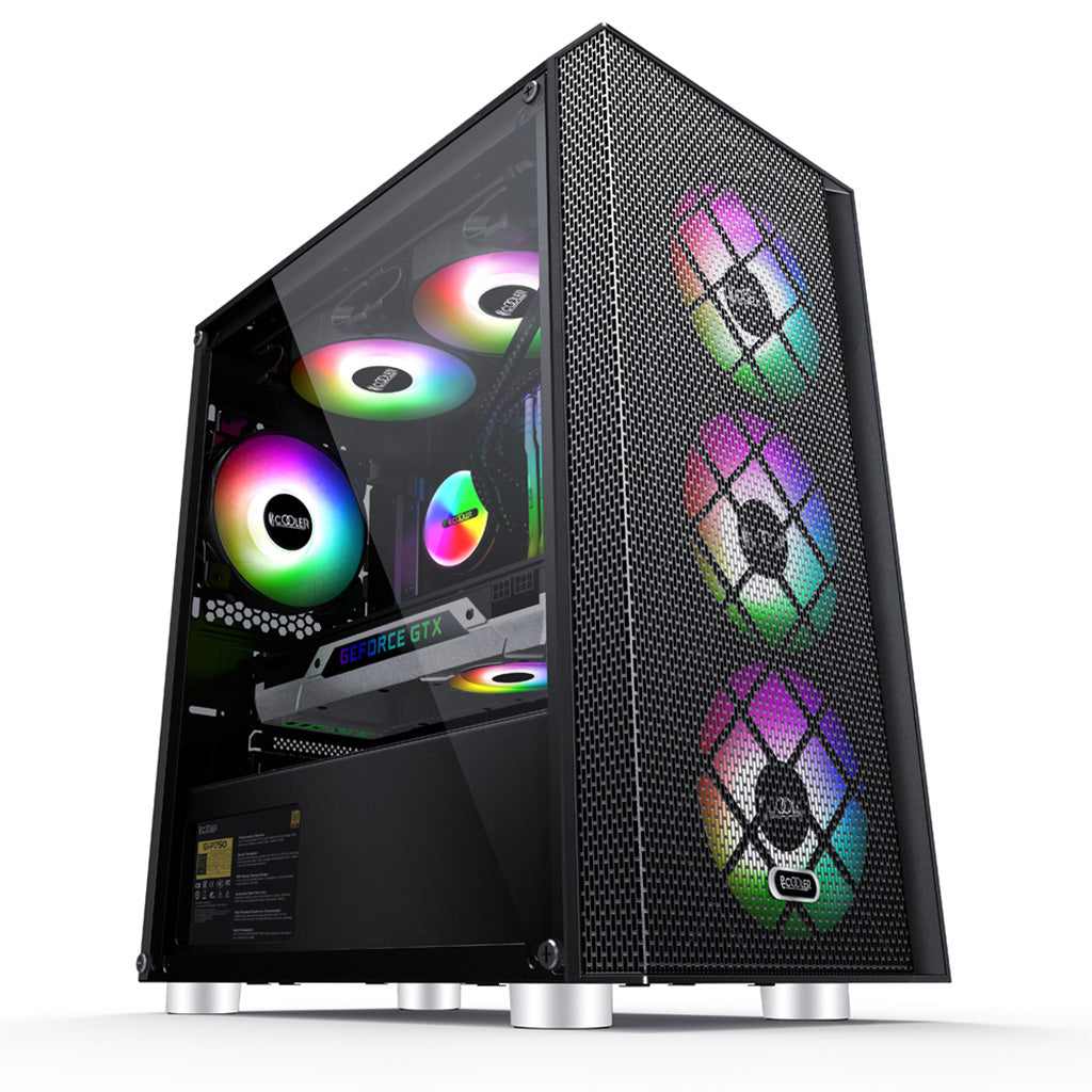 PCCOOLER PC-Gehäuse Platinum MM200 E-ATX/ATX - PLATINUM-MM200B - 6940526104841