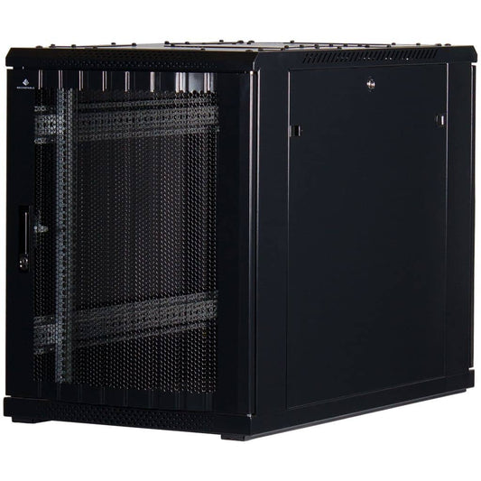 Rockstable 19 Zoll Serverschrank | Netzwerkschrank 15HE 600x1000x770mm (BxTxH) | RS19-6015PP | perforierte Tür - RS19-6015PP - 4260714310673