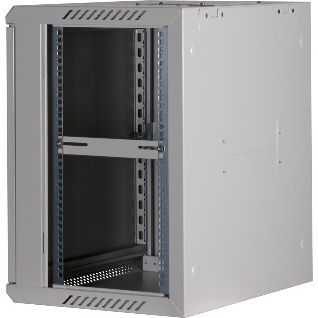 Rockstable 12HE Netzwerkschrank, Serverschrank - 19 Zoll Wandmontage - (BxTxH) 600x440x637mm - Brocon Shop