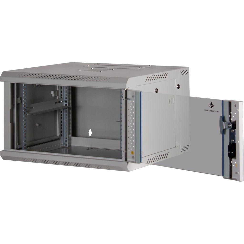 Rockstable 6HE Netzwerkschrank, Serverschrank - 19 Zoll Wandmontage - (BxTxH) 600x600x370mm