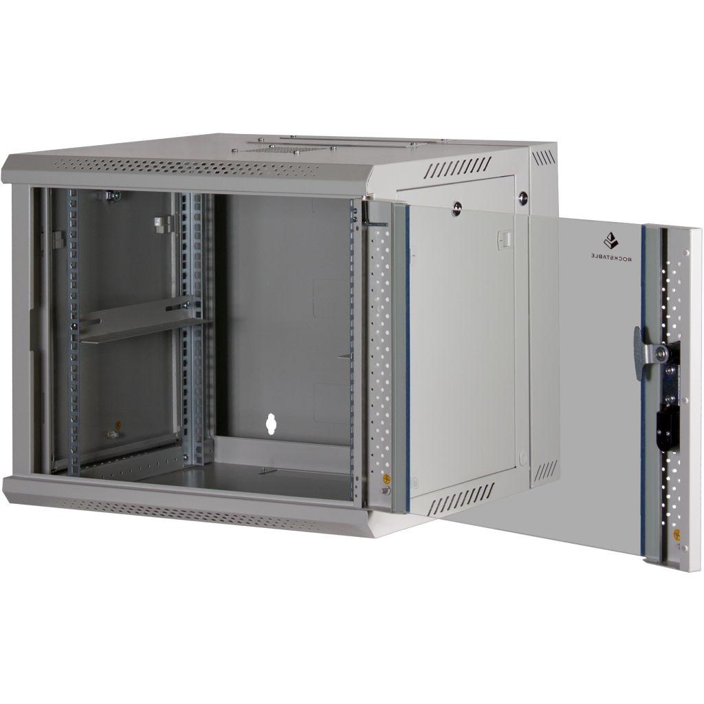 Rockstable 9HE Netzwerkschrank, Serverschrank - 19 Zoll Wandmontage - (BxTxH) 600x600x503mm - Brocon Shop
