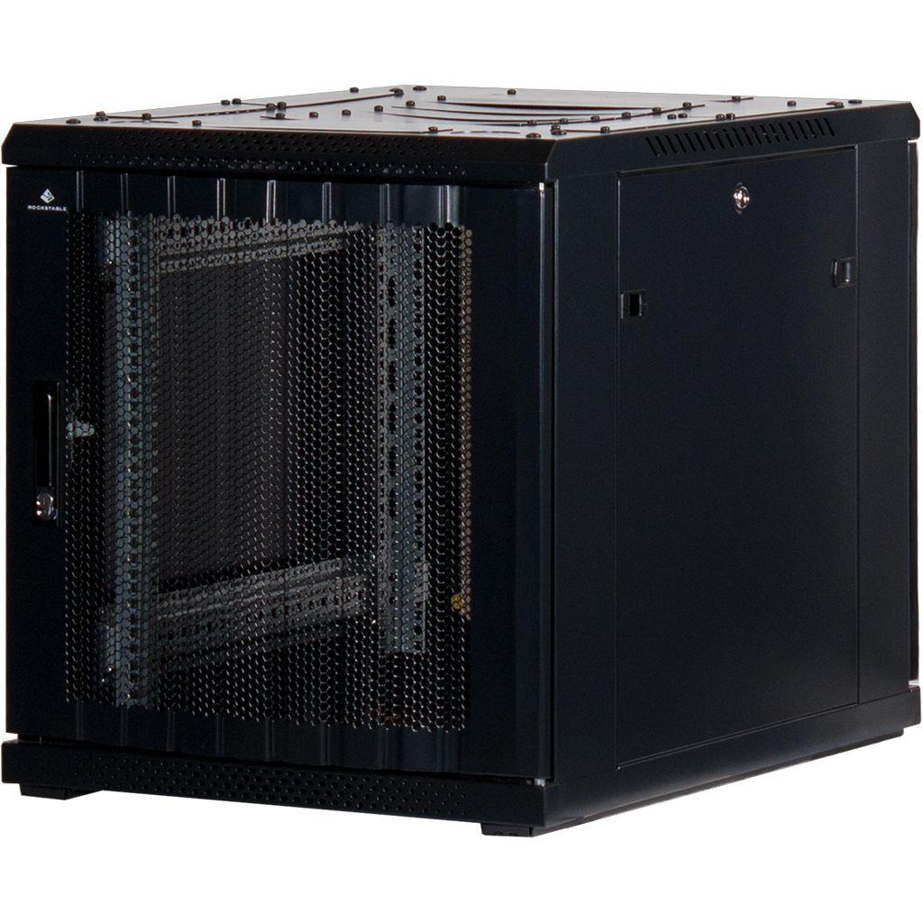 Rockstable 19 Zoll Serverschrank | Netzwerkschrank 12HE 600x800x637mm (BxTxH) | RS19-6812PP | perforierte Tür - RS19-6812PP - 4260714310642