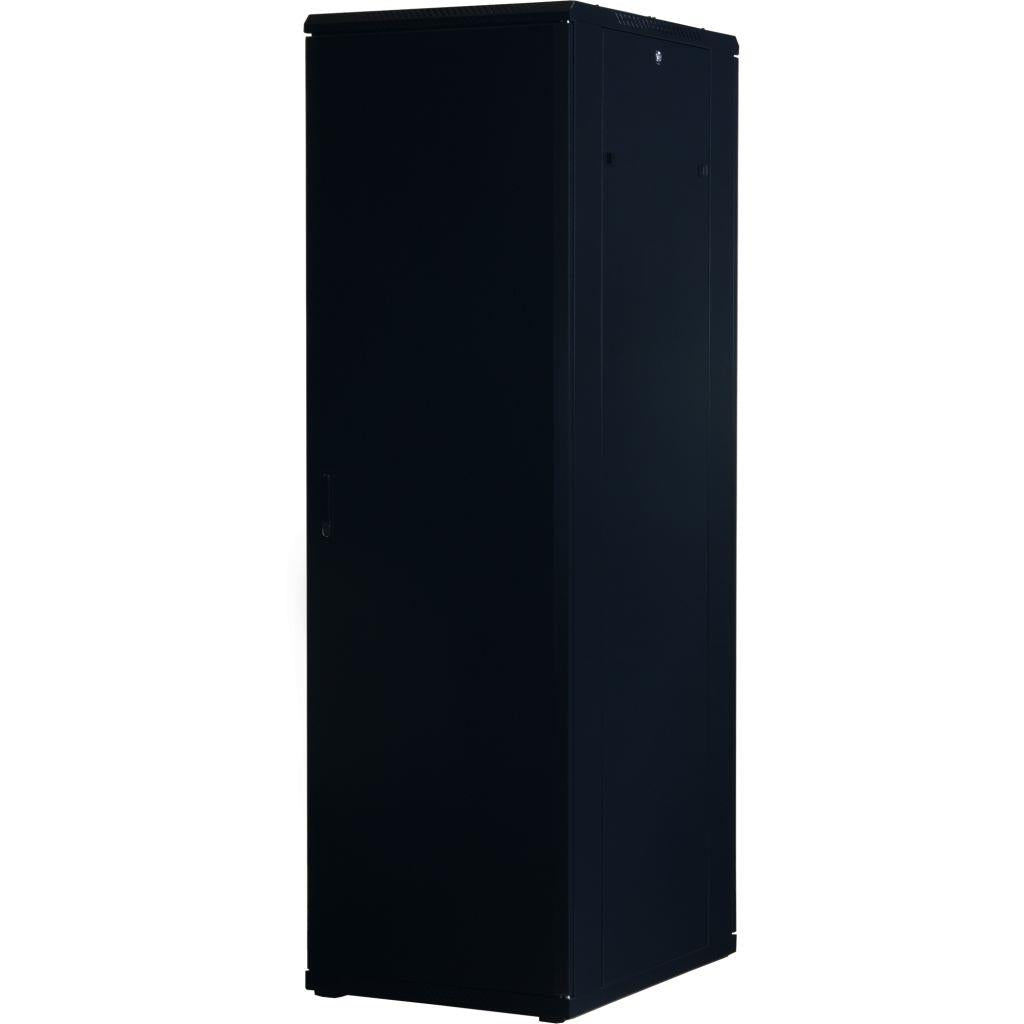Rockstable 19 Zoll Serverschrank | Netzwerkschrank 42HE 600x800x2000mm (BxTxH) | RS19-6842 | Glastür