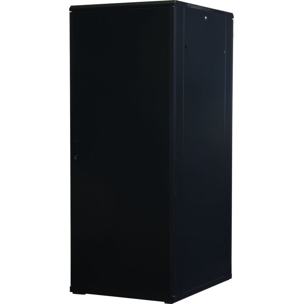Rockstable 19 Zoll Serverschrank | Netzwerkschrank 42HE 800x1000x2000mm (BxTxH) | RS19-8042 | Glastür - RS19-8042 - 4260714310628
