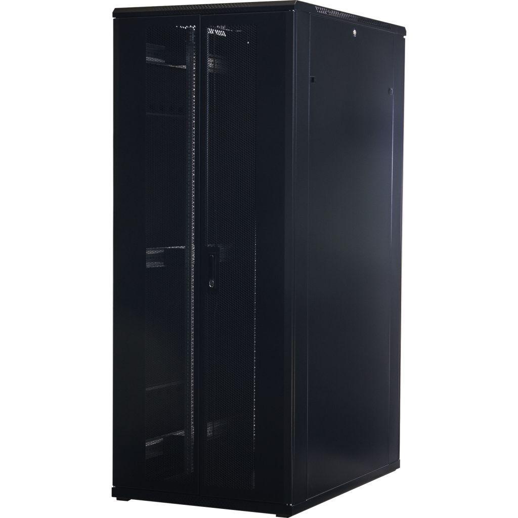 Rockstable 19 Zoll Serverschrank | Netzwerkschrank 42HE 800x1200x2000mm (BxTxH) | RS19-8242PD | perforierte Tür - RS19-8242PD - 4260714310949