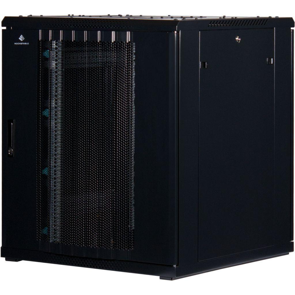 Rockstable 19 Zoll Serverschrank | Netzwerkschrank 18HE 800x800x900mm (BxTxH) | RS19-8818PP | perforierte Tür