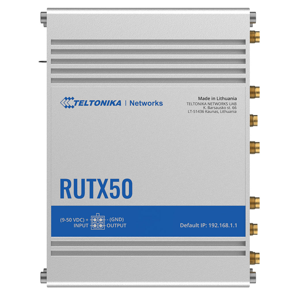 Teltonika RUTX50 5G Router - RUTX50000000 - 4779051840250