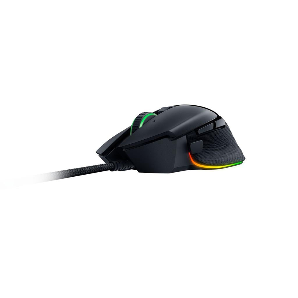 Razer Basilisk V3 Maus rechts - Gaming Maus mit 26000 DPI, kabelgebunden, 11 Tasten, ergonomisches Design.