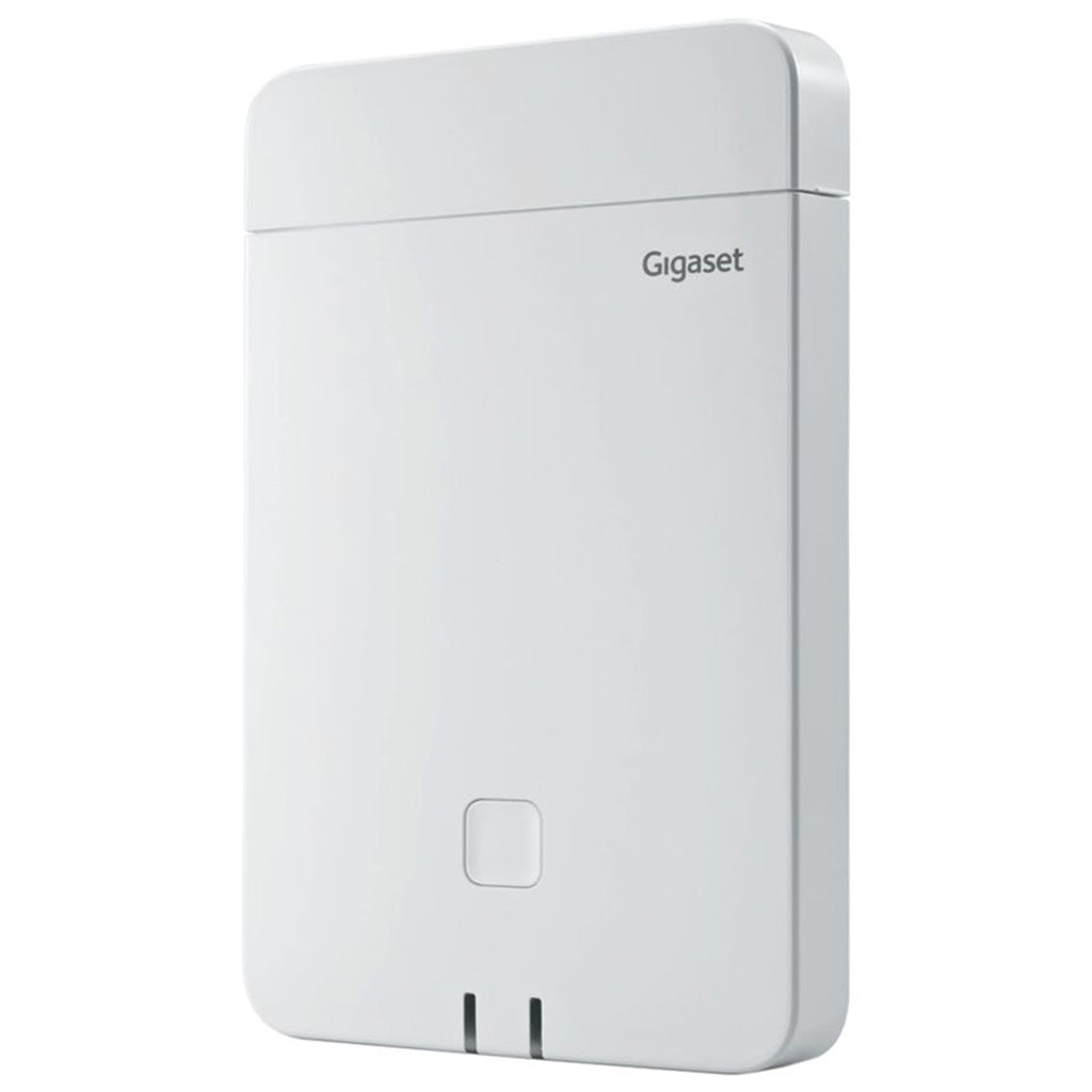 Gigaset N870 IP PRO DECT base station featuring advanced SIP and voice codecs for high-quality communication.