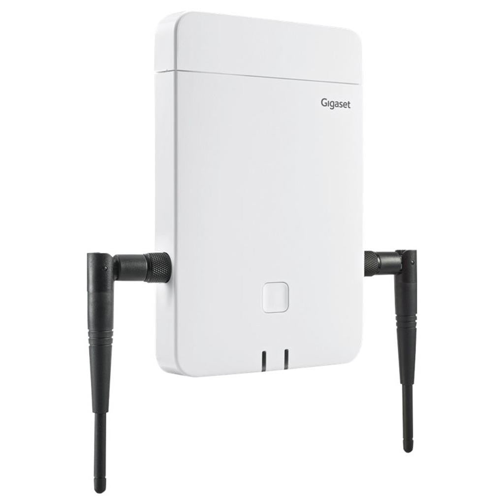 Gigaset N870E IP PRO - HTTPS - SIPS - TLS - DECT - DECT-GAP - G.711 - G.722 - G.729ab - Weiß - 188 x 227 x 42 mm - 300 g