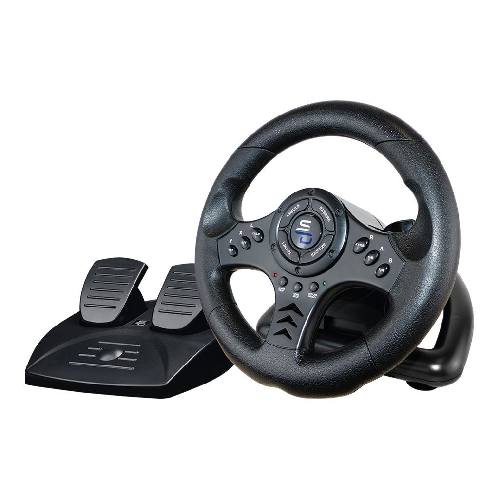 SuBsonic SA5426-NG - Lenkrad + Pedale - PC - PlayStation 4 - Xbox One - Xbox Series X - 180° - Kabelgebunden - USB - Schwarz
