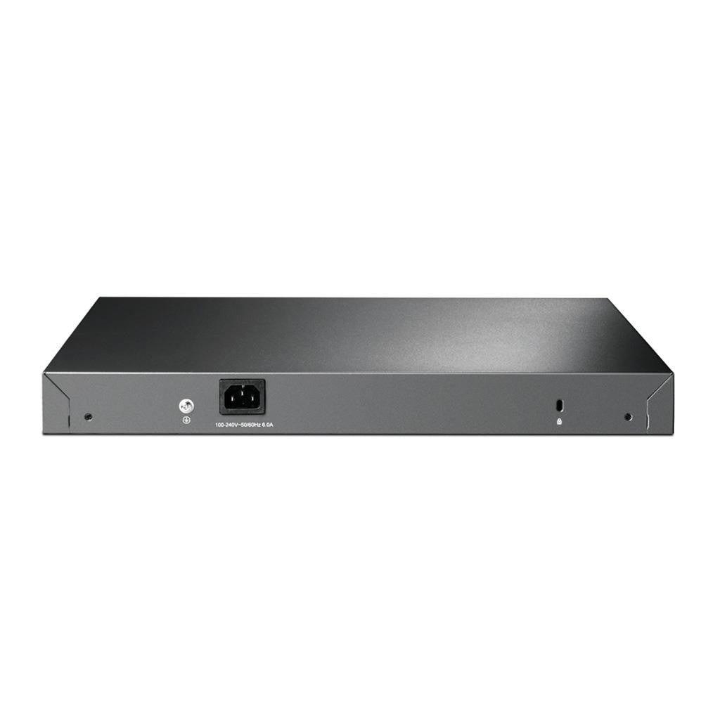 TP-LINK JetStream -28-Port-Gigabit-L2-Managed-Switch mit 24 PoE+-Ports - Managed - L2+ - Gigabit Ethernet (10/100/1000) - Power over Ethernet (PoE) - Rack-Einbau - 1U