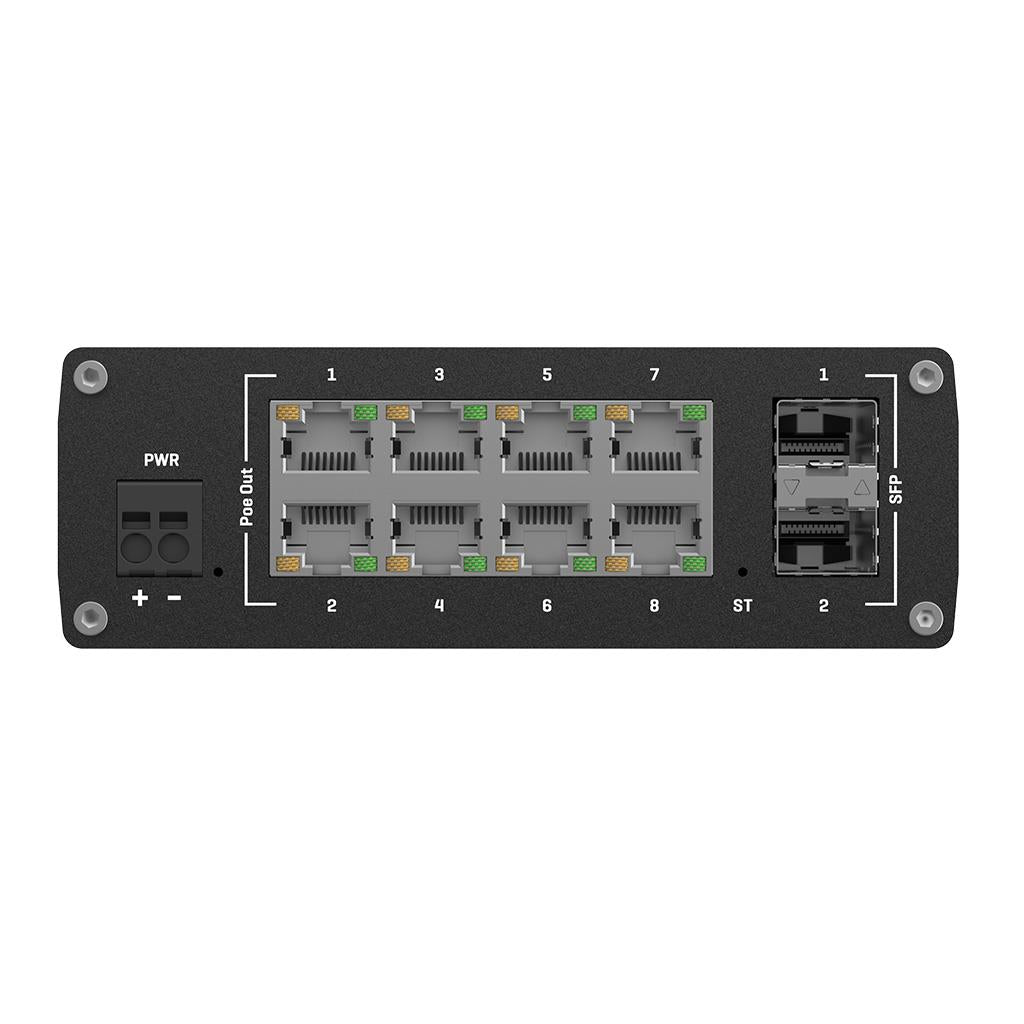 Teltonika TSW202 - Switch - managed - 8 x 10/100/1000 (PoE+)