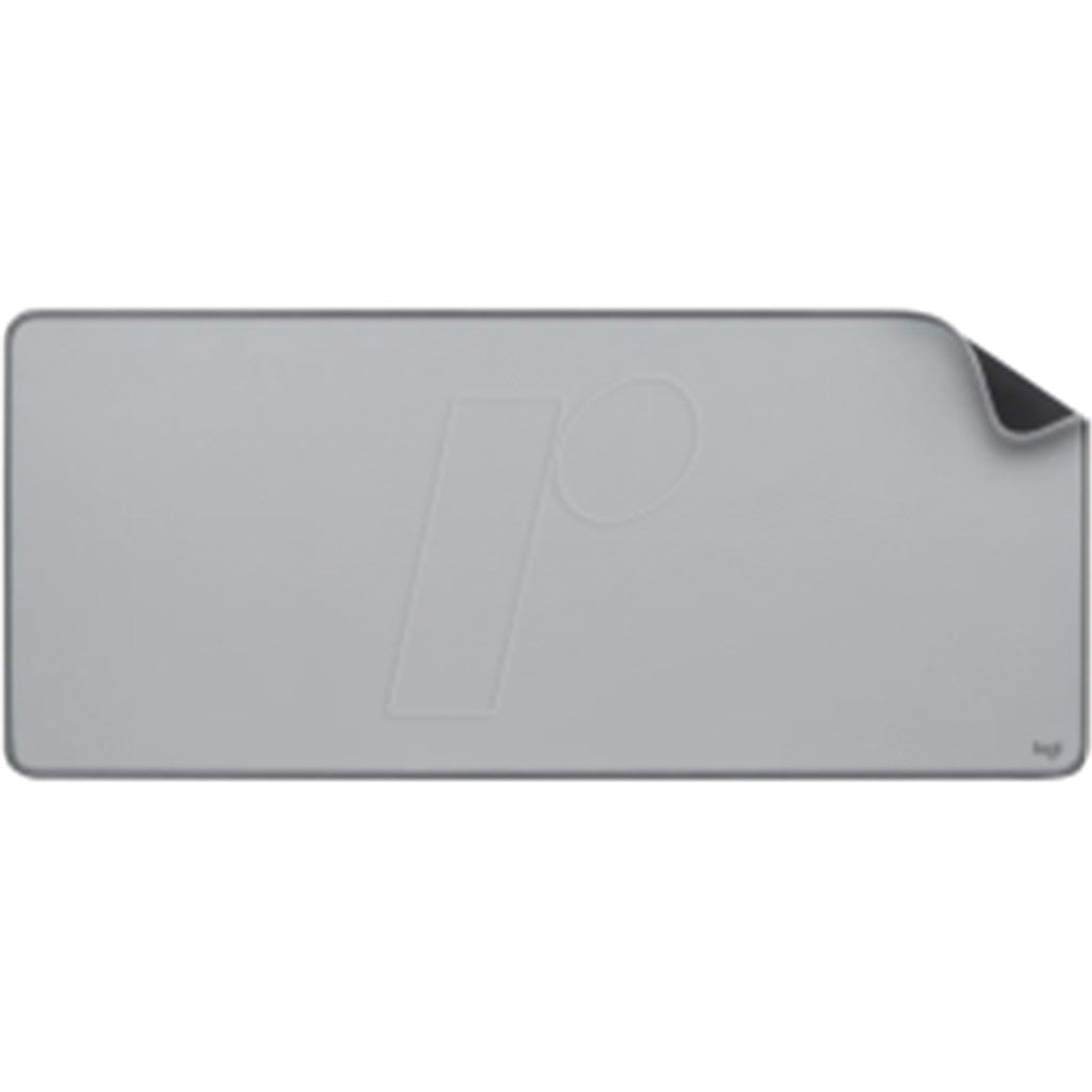 Logitech Desk Mat - Grau - Einfarbig - Nylon - Polyester - Gummi - Anti-Rutsch-Basis