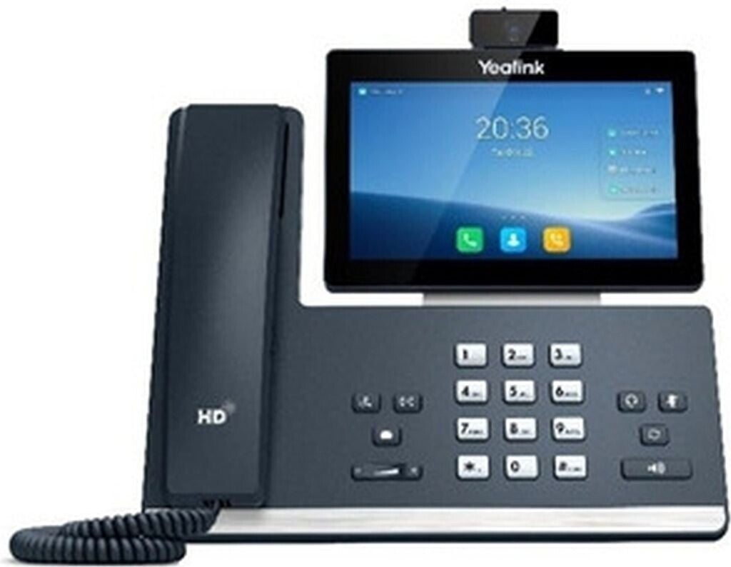 Yealink SIP-T58W - IP-Telefon - Grau - Kabelgebundenes Mobilteil - Im Band - Außerhalb des Bandes - SIP-Info - 1000 Eintragungen - LCD