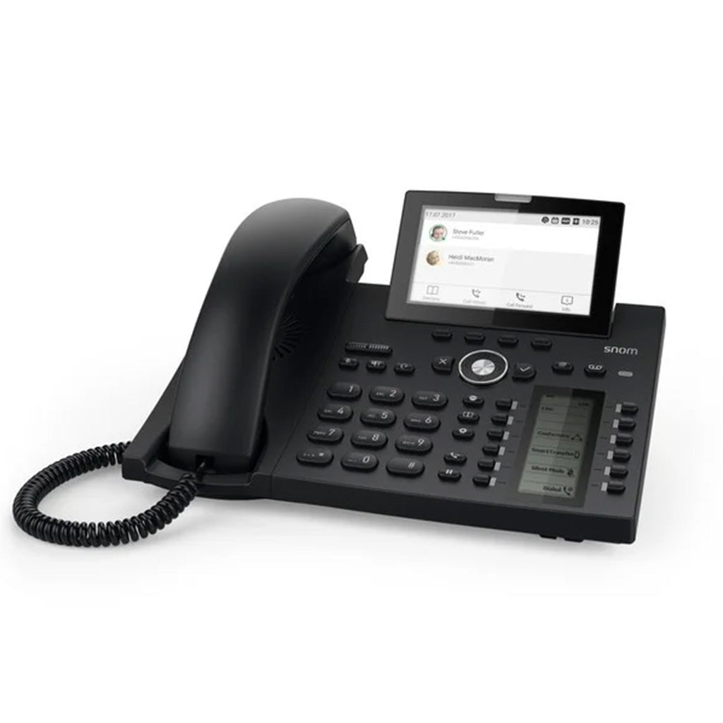 Snom D385 IP-Telefon Schwarz 12 Zeilen TFT - 4340 - 4260059582117 - Brocon Shop