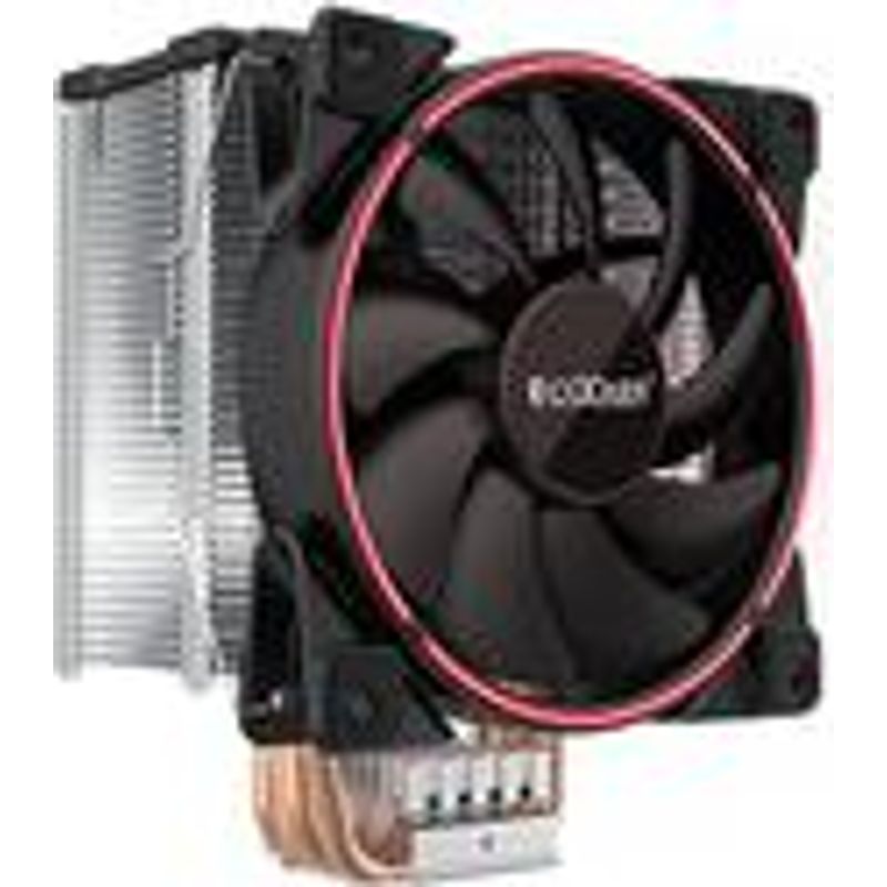 Pccooler GI-X5 V2 CPU-Kühler in Rot - Kühlset - 12 cm - 1000 RPM - 1800 RPM - 26,5 dB - 65 cfm