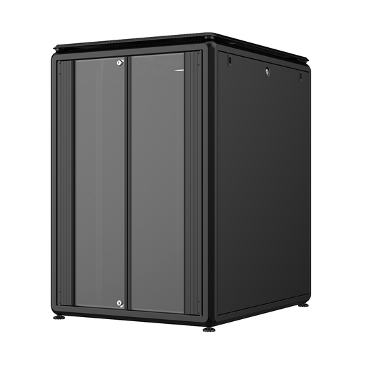 Rockstable 22HE 19 Zoll 800x1000x1139mm (BxTxH) Serverschrank | Netzwerkschrank Glastür - Premium Line