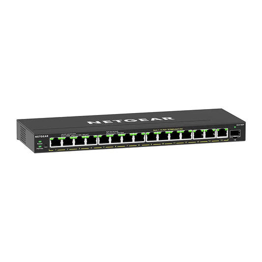 Netgear Plus GS316EP - Switch - beheerd - 15 x 10/100/1000 (PoE+)