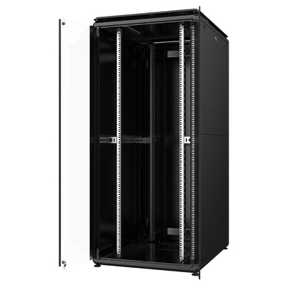 Rockstable 42HE 19 Zoll 800x1000x2027mm (BxTxH) Serverschrank | Netzwerkschrank Glastür - Premium Line