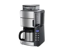 Russell Hobbs Grind & Brew Thermal Carafe - Filterkoffiezetapparaat - 1 l - Koffiebonen - Ingebouwde molen - Zwart - Roestvrij staal