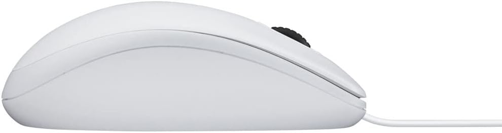Logitech B100 - optische Maus - weiß