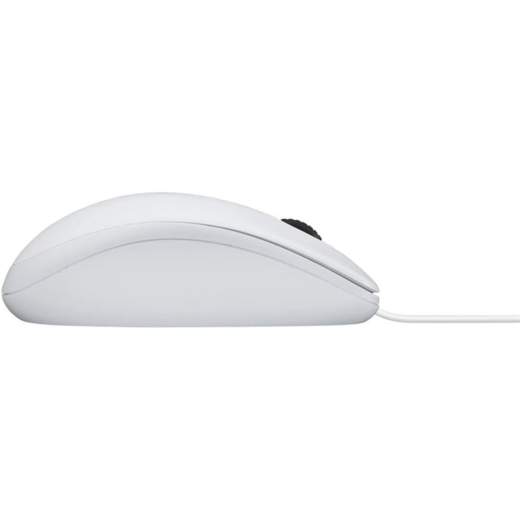 Logitech B100 - optische Maus - weiß