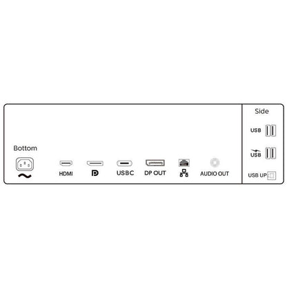 Philips P Line 346P1CRH LED display 86,4 cm (34") 3440 x 1440 Pixel UltraWide Quad HD Schwarz - 346P1CRH - 8712581762193