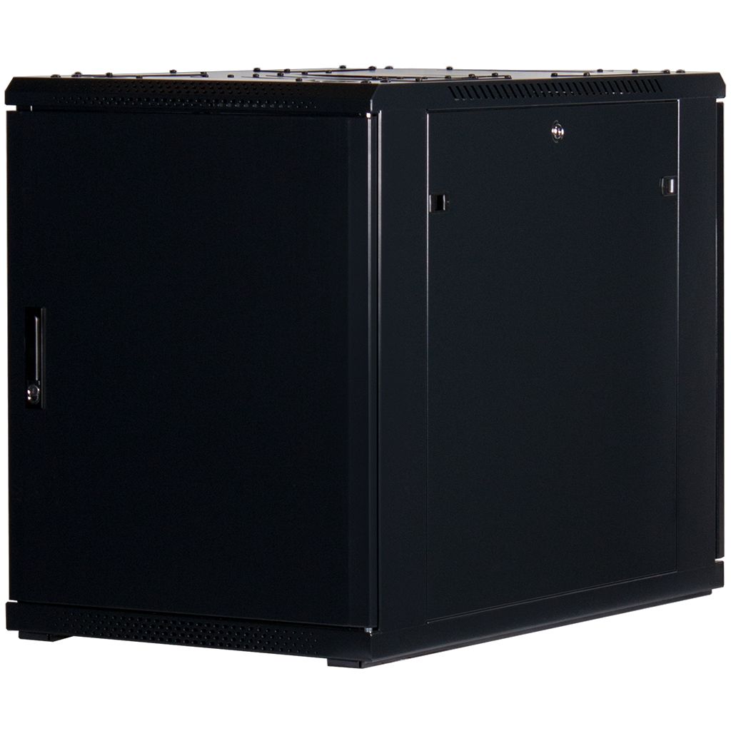 Rockstable 19 Zoll Serverschrank | Netzwerkschrank 18HE 600x1000x900mm (BxTxH) | RS19-6018 | Glastür - RS19-6018 - 4260714310383