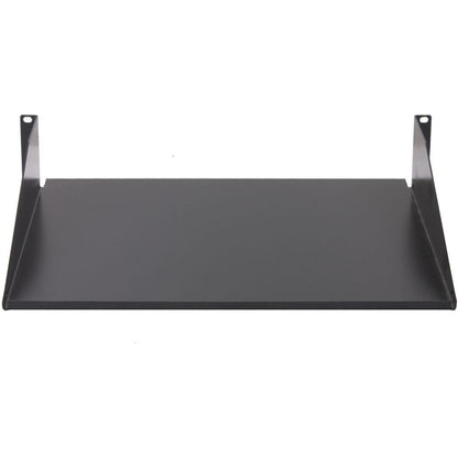 Rockstable 2 HE 19" Fachboden - Regalboden - Schwarz - Stahl - 20 kg - 2U - Oval