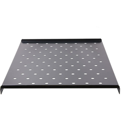 Rockstable 1 HE 19 Zoll Fachboden | perforiert |  649mm tief