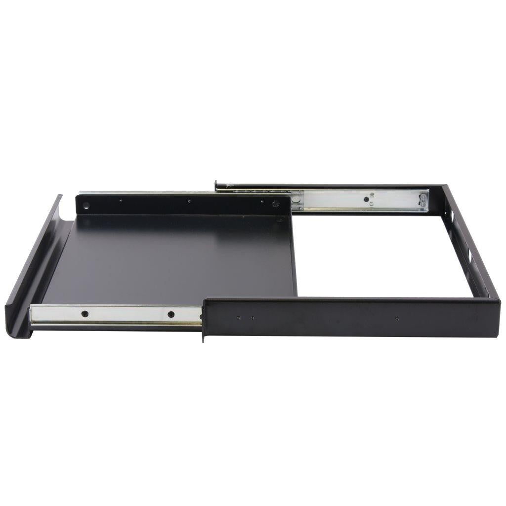 Rockstable 1 HE 19" Schublade - Schubladeneinheit - Schwarz - Stahl - 1U - Oval - 48,3 cm (19 Zoll)