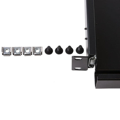 Rockstable 1 HE 19" Schublade - Schubladeneinheit - Schwarz - Stahl - 1U - Oval - 48,3 cm (19 Zoll)