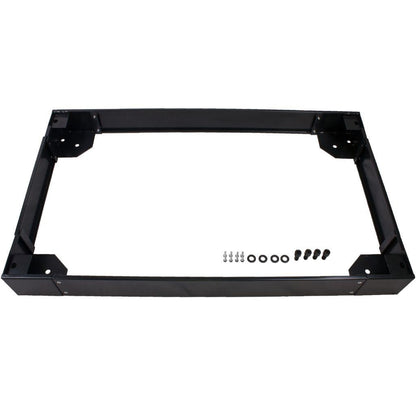 Rockstable 19" Sockel - Rollenplattform - Schwarz - SPCC - Stahl - 48,3 cm (19 Zoll) - 600 mm - 1000 mm