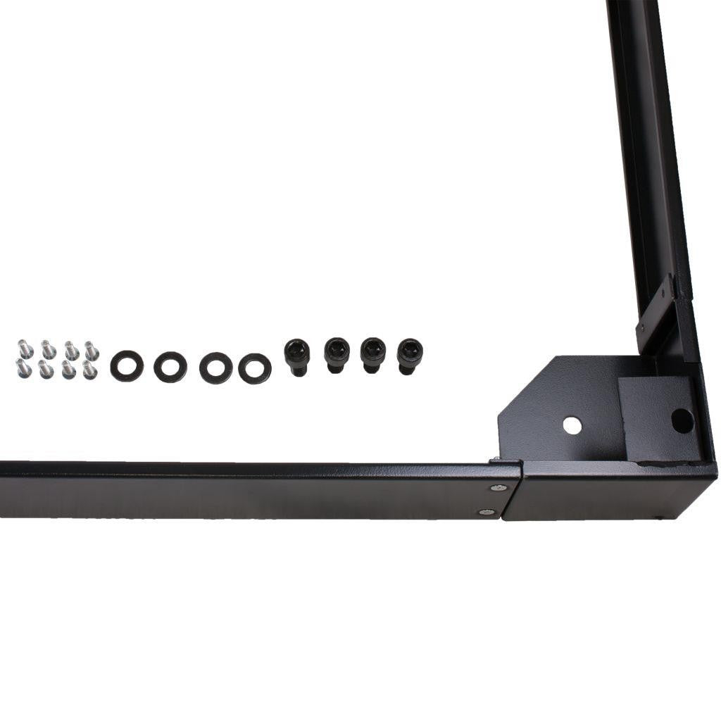 Rockstable 19" Sockel - Rollenplattform - Schwarz - SPCC - Stahl - 48,3 cm (19 Zoll) - 600 mm - 1000 mm