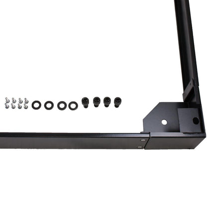 Rockstable 19" Sockel - Rollenplattform - Schwarz - SPCC - Stahl - 48,3 cm (19 Zoll) - 600 mm - 1000 mm