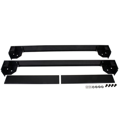 Rockstable 19" Sockel - Rollenplattform - Schwarz - SPCC - Stahl - 48,3 cm (19 Zoll) - 800 mm - 1200 mm