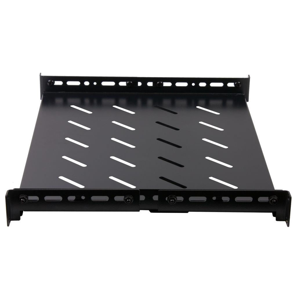 Rockstable 1 HE 19 Zoll Fachboden schwerlast, perforiert | 363mm tief