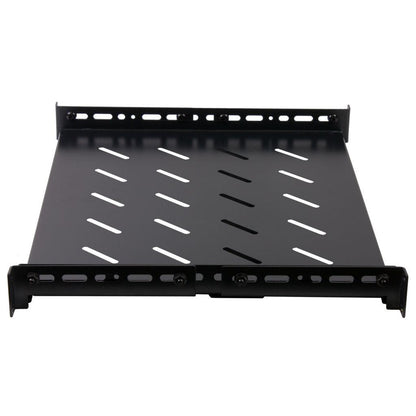 Rockstable 1 HE 19 Zoll Fachboden schwerlast, perforiert | 363mm tief