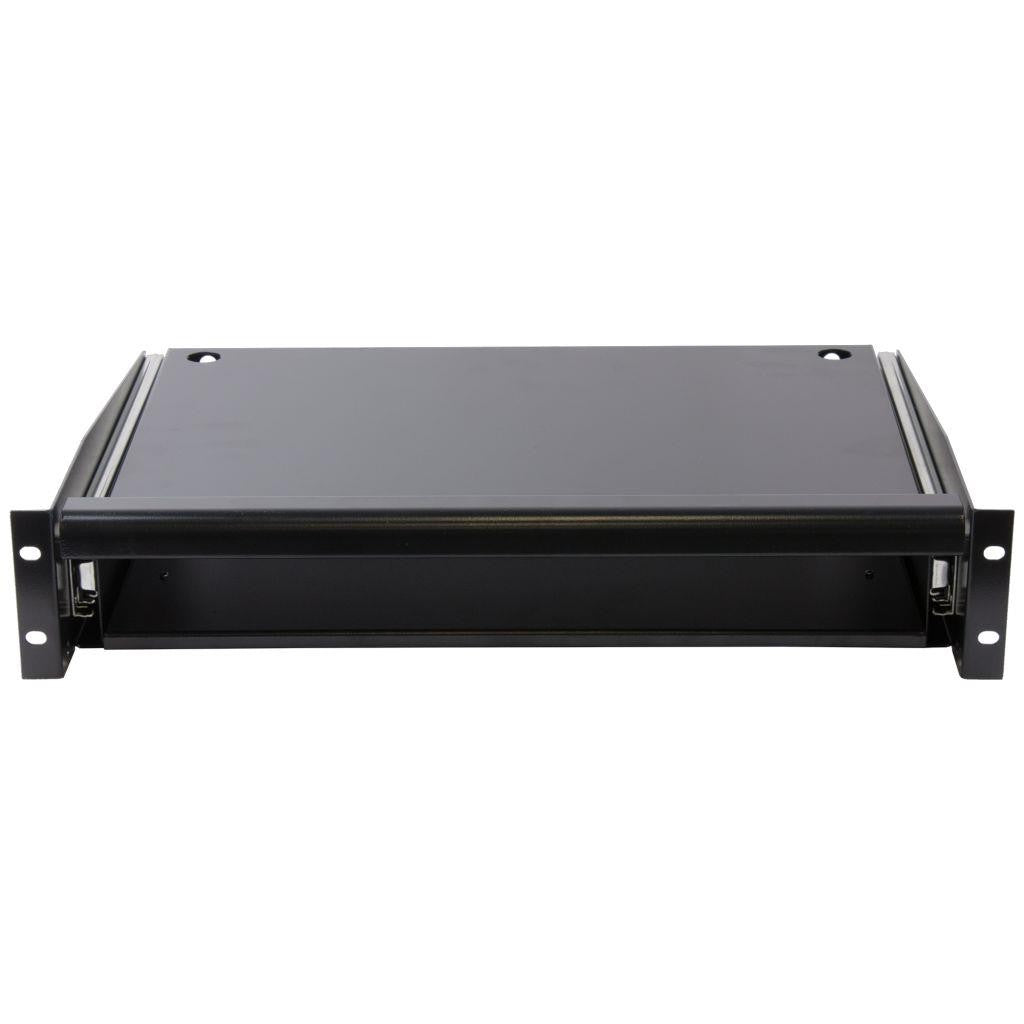 Rockstable 2 HE 19" Schublade - Schubladeneinheit - Schwarz - SPCC - Stahl - 2U - Oval - 48,3 cm (19 Zoll)