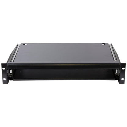 Rockstable 2 HE 19" Schublade - Schubladeneinheit - Schwarz - SPCC - Stahl - 2U - Oval - 48,3 cm (19 Zoll)
