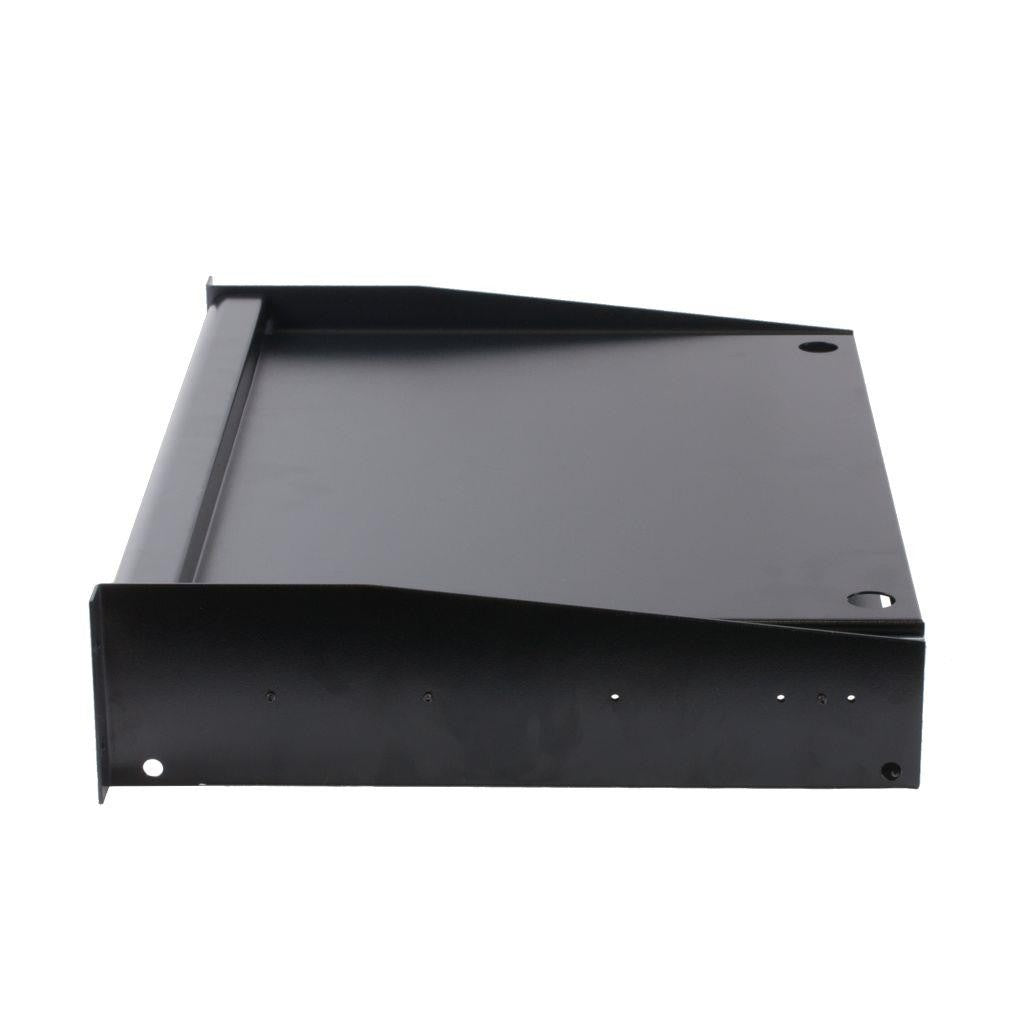 Rockstable 2 HE 19" Schublade - Schubladeneinheit - Schwarz - SPCC - Stahl - 2U - Oval - 48,3 cm (19 Zoll)