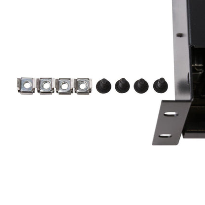 Rockstable 2 HE 19" Schublade - Schubladeneinheit - Schwarz - SPCC - Stahl - 2U - Oval - 48,3 cm (19 Zoll)