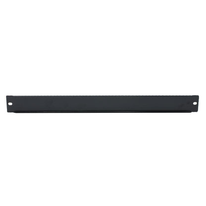 Rockstable 1 HE 19" Abdeckplatte - Regal-Abdeckung - Schwarz - SPCC - Stahl - 1U - Oval - 48,3 cm (19 Zoll)