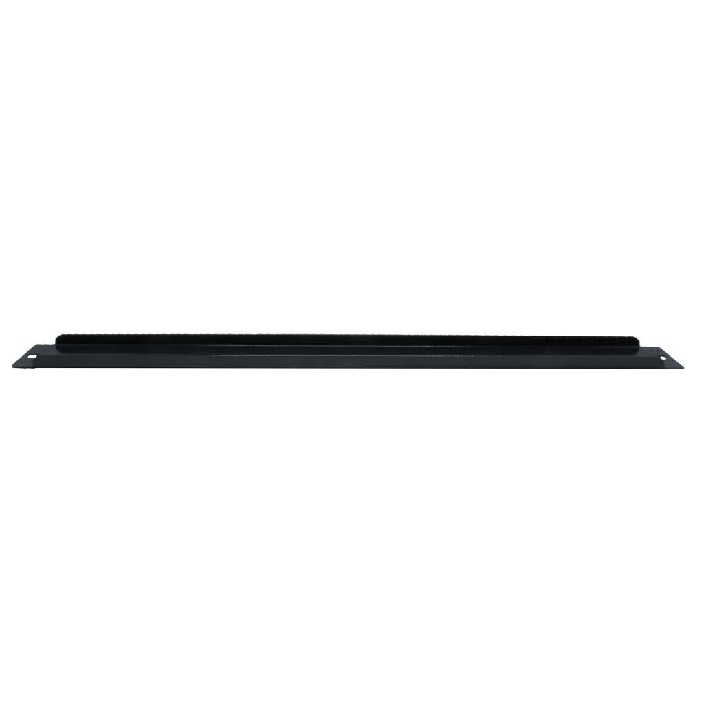Rockstable 1 HE 19" Abdeckplatte - Regal-Abdeckung - Schwarz - SPCC - Stahl - 1U - Oval - 48,3 cm (19 Zoll)