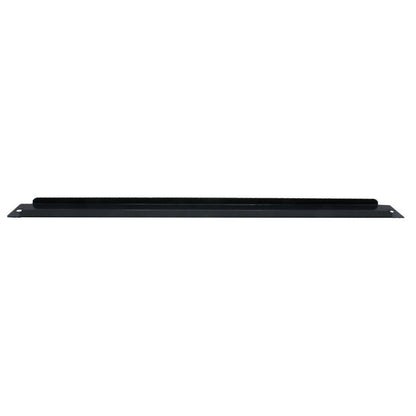 Rockstable 1 HE 19" Abdeckplatte - Regal-Abdeckung - Schwarz - SPCC - Stahl - 1U - Oval - 48,3 cm (19 Zoll)