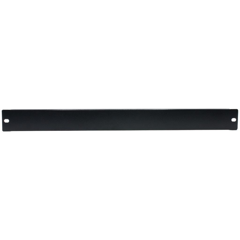 Rockstable 1 HE 19" Abdeckplatte - Regal-Abdeckung - Schwarz - SPCC - Stahl - 1U - Oval - 48,3 cm (19 Zoll)