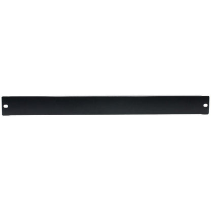 Rockstable 1 HE 19" Abdeckplatte - Regal-Abdeckung - Schwarz - SPCC - Stahl - 1U - Oval - 48,3 cm (19 Zoll)