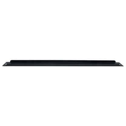Rockstable 1 HE 19" Abdeckplatte - Regal-Abdeckung - Schwarz - SPCC - Stahl - 1U - Oval - 48,3 cm (19 Zoll)