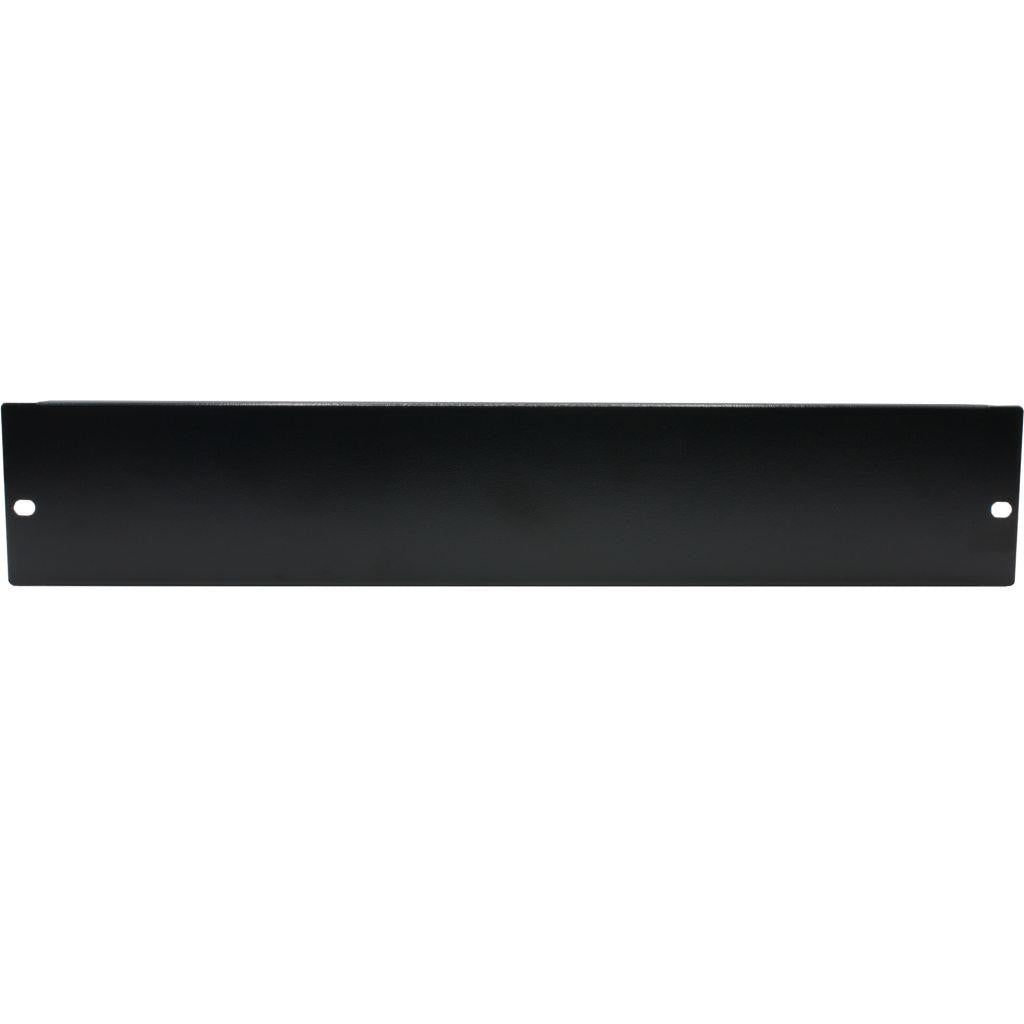 Rockstable 2 HE 19" Abdeckplatte - Regal-Abdeckung - Schwarz - SPCC - Stahl - 2U - Oval - 48,3 cm (19 Zoll)